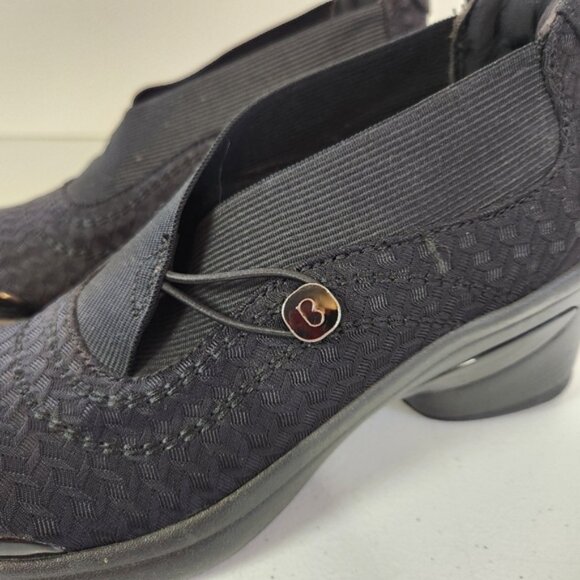 BZees Black Energy Ankle Shoes Heel Boot Size 7 Womens New Comfort Shoe Wedge - Picture 5 of 10